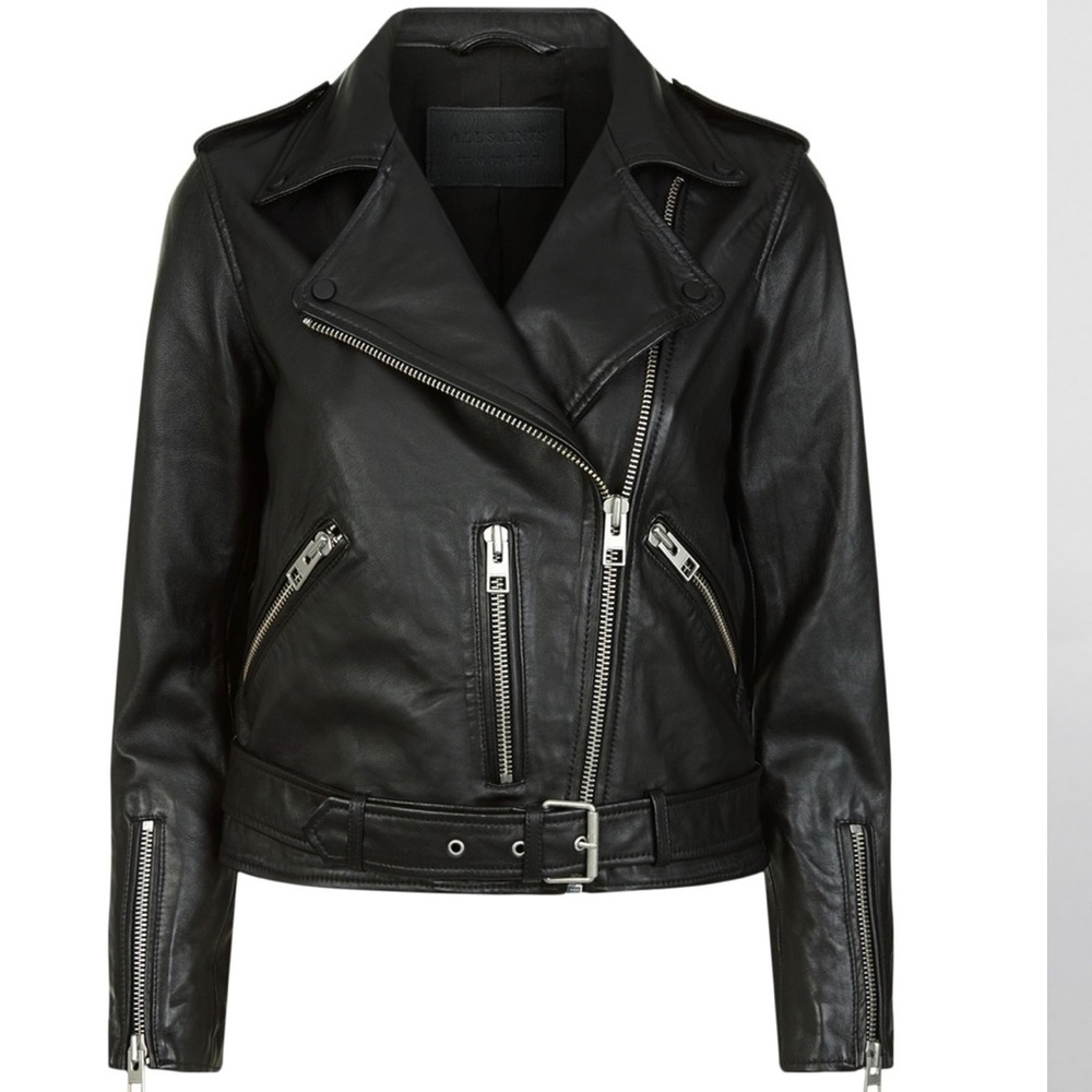 Allsaints women Balfern Leather Jacket